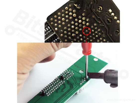 Desoldering needle set - 8-piece stainless steel - 0.8 to 2.0 mm
